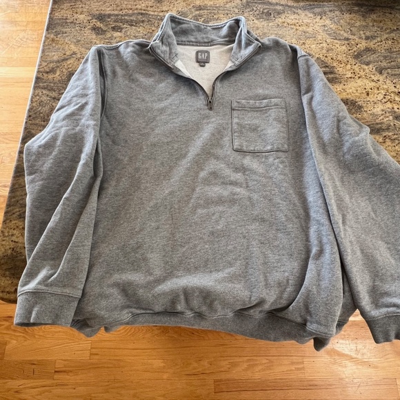 Men's Gap Gray half-zip sweatshirt (XL) - Picture 4 of 4